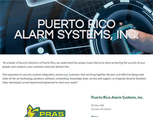 Tablet Screenshot of pralarms.com